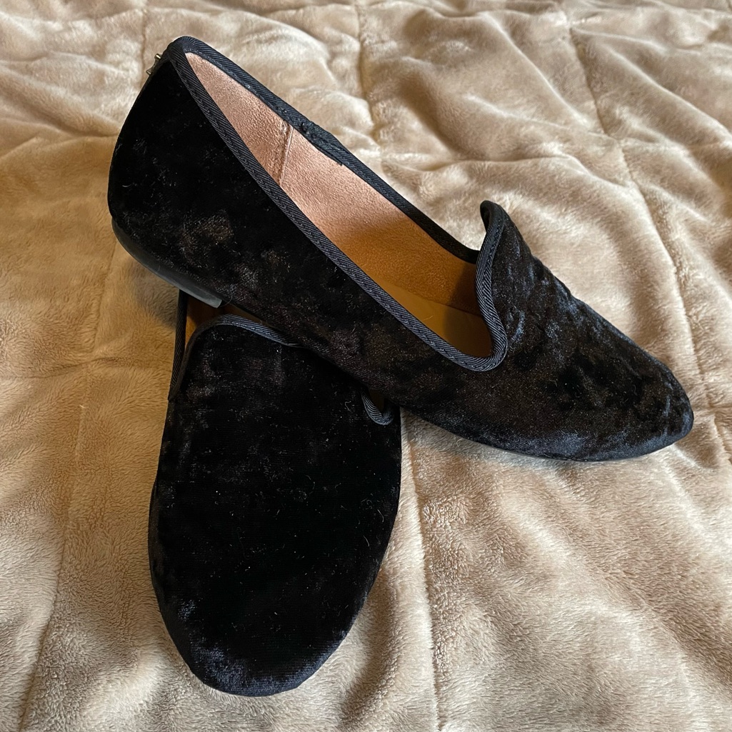 Circus By Sam Edelman Women's Crissy Loafer Black Velvet Size 7